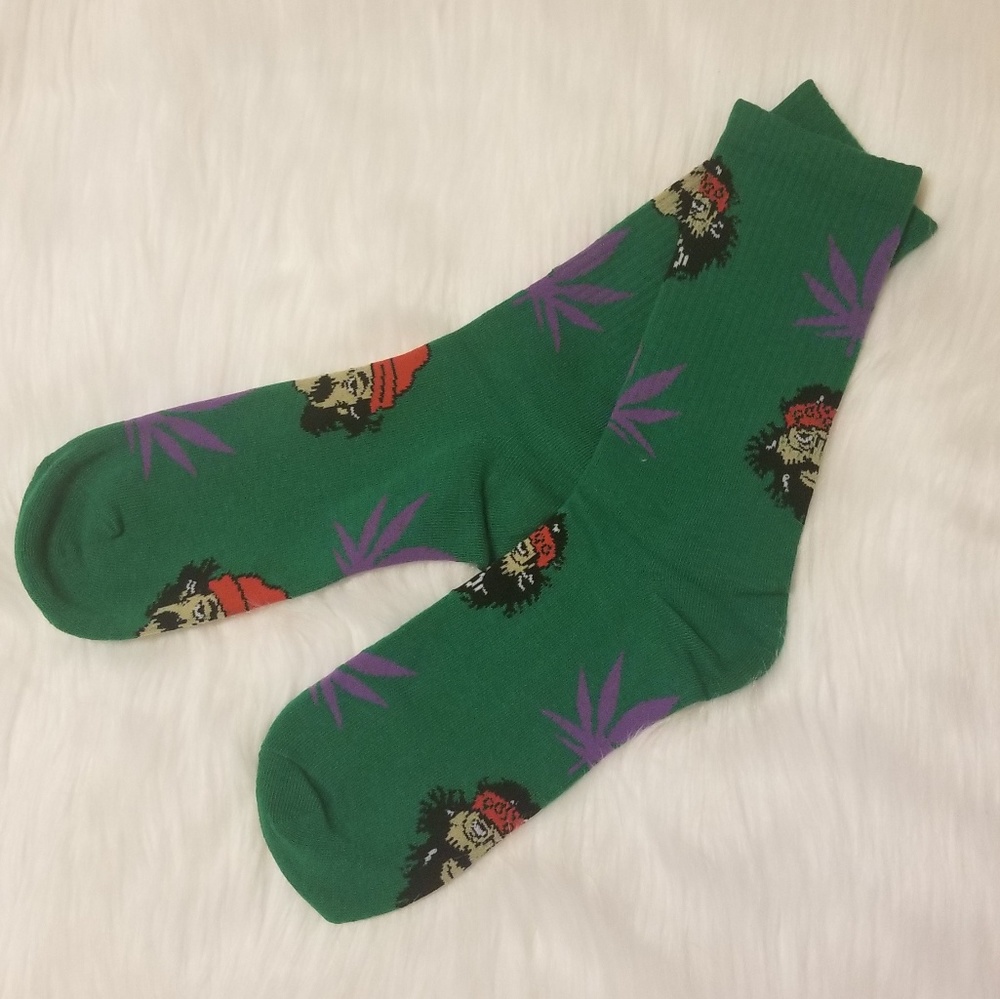 Cheech and Chong socks Green